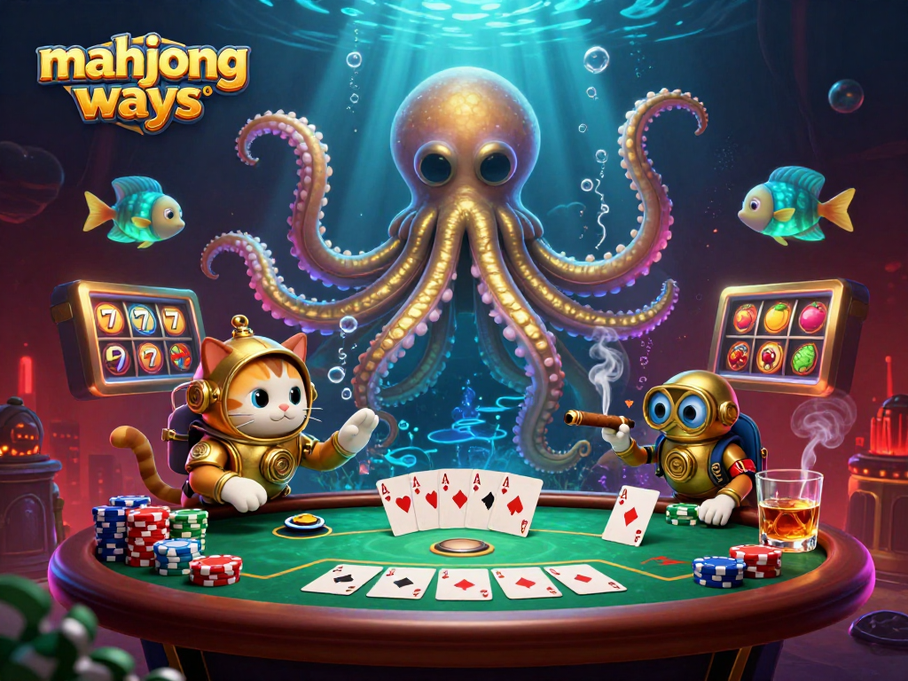 Menangkan jackpot dengan permainan mahjong ways dalam ilustrasi kasino yang memikat.