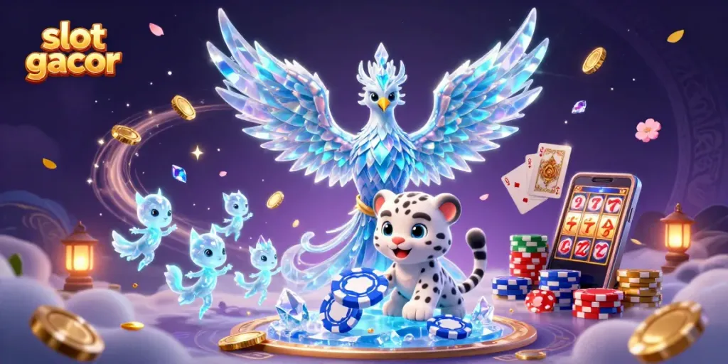 Feel the thrill of slot gacor gameplay as you spin for jackpot wins alongside vibrant characters.