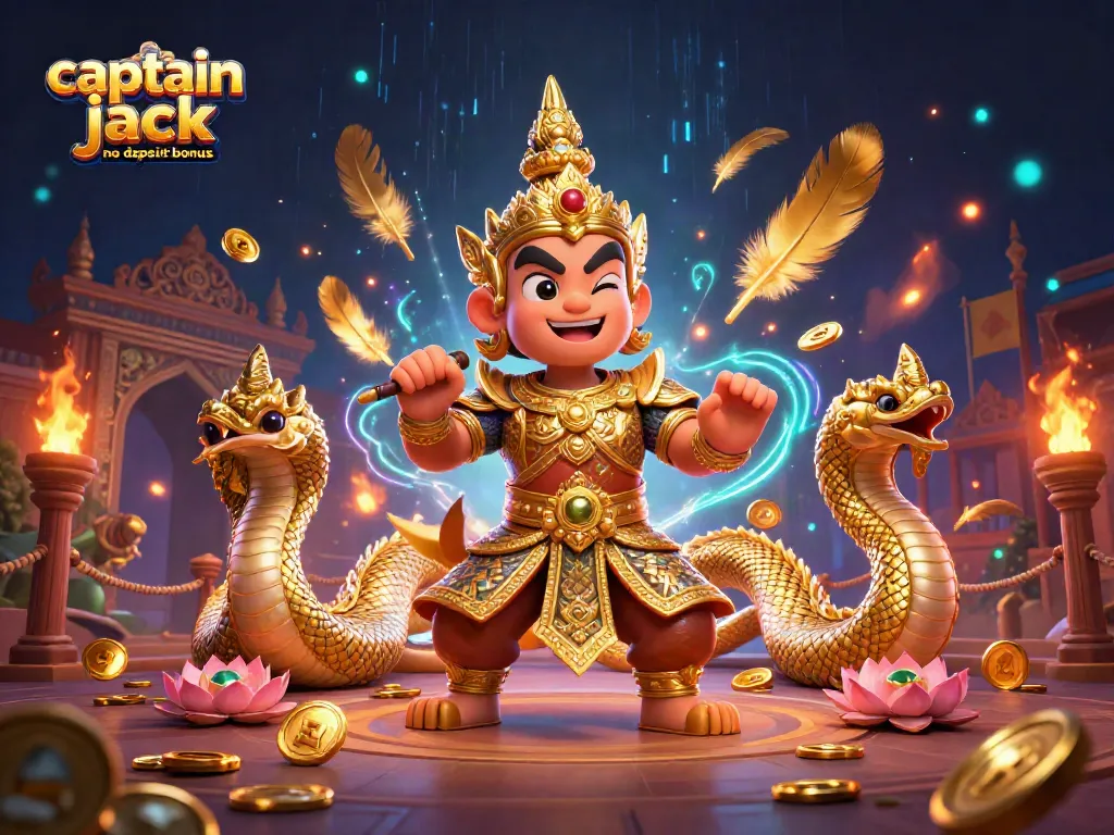 Claim your captain jack no deposit bonus with exciting gaming action featuring vibrant 3D characters.