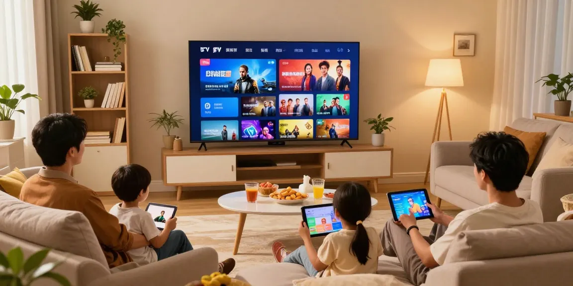 De beste IPTV ervaring met een gezin dat geniet van premium content in 4K kwaliteit.