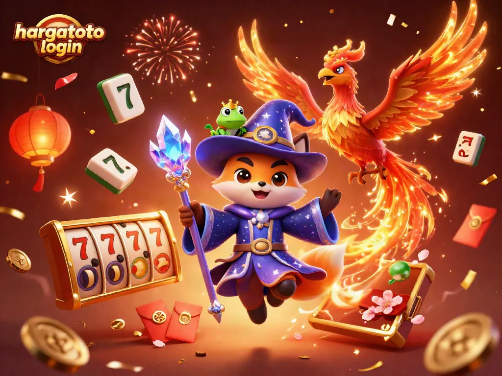 Engage with hargatoto login to unlock exciting slot adventures with a magical wizard and phoenix duo.