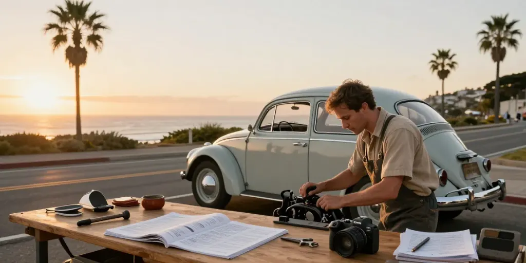 Explore classic automotive culture with air cooled apps and vintage vehicle maintenance.