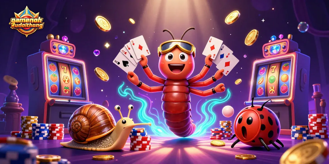 Experience gamenohudoithuong's thrilling jackpot with lively characters and dynamic slot reels.
