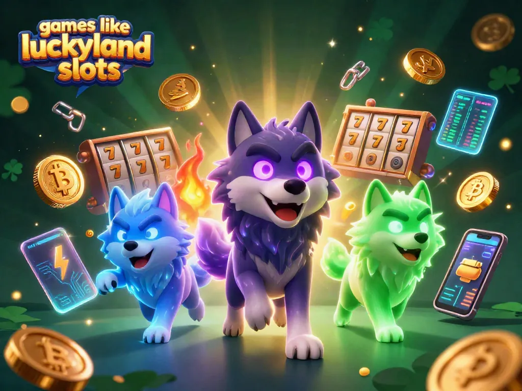 Experience exhilarating fun with games like luckyland slots featuring a mystical wolf pack and vibrant casino elements.