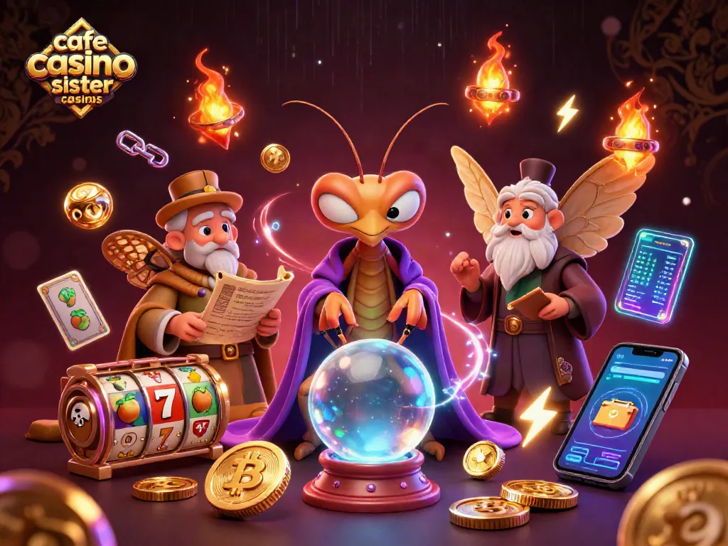 Engage with the vibrant universe of cafe casino sister casinos featuring lucky slot reels and crypto elements.