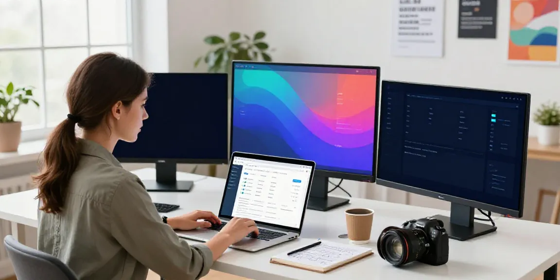 Best Websites to Buy Web Clicks: A marketer analyzing traffic metrics in a vibrant workspace.