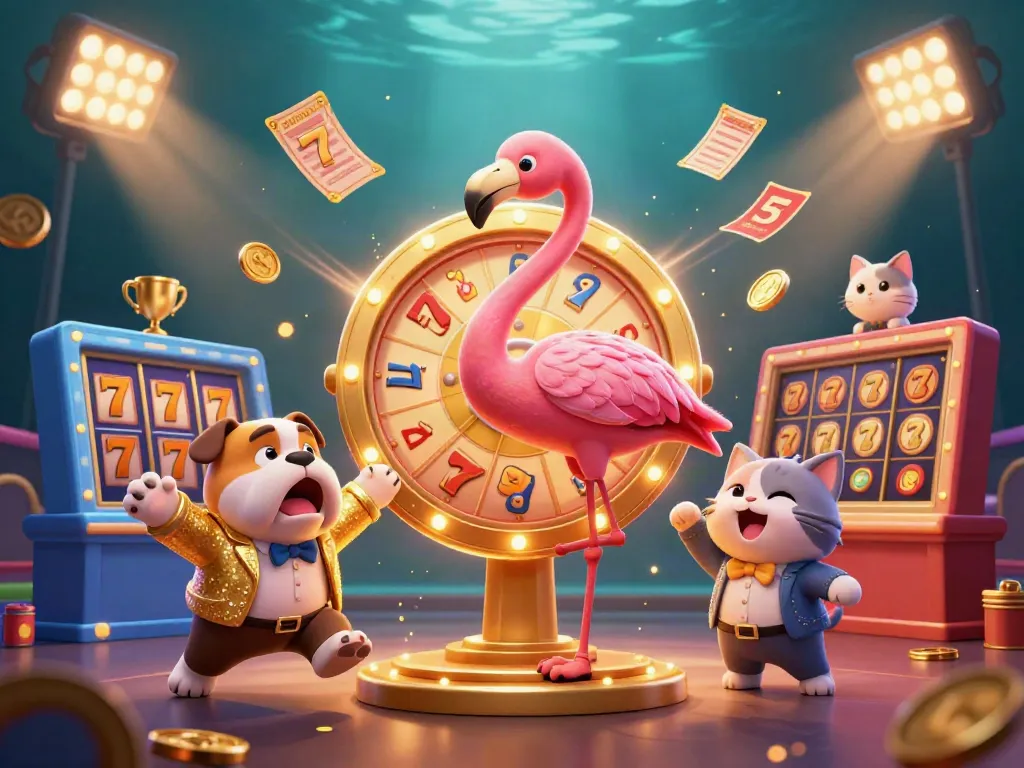 Play exciting games at crown coins casino sister sites with vibrant 3D slot-themed illustration.