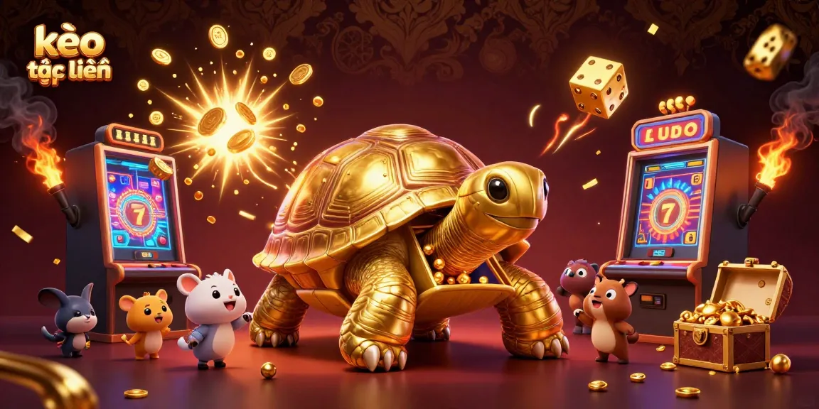 Engage in thrilling kèo trực tuyến action with vibrant 3D casino game elements illustrated dynamically.