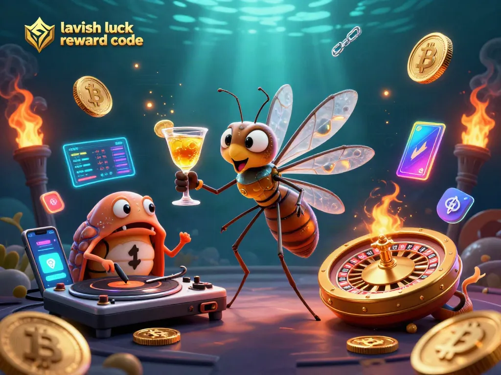 Engage with the lavish luck reward code for players enjoying casino fun with a vibrant 3D scene of unique characters.