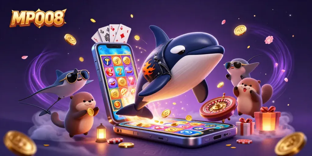 Experience the excitement of MPO08 with thrilling slot games, colorful characters, and golden treasures!