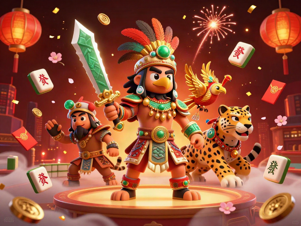 Experience thrilling adventures at go88 with this lively casino scene featuring unique characters and vibrant game elements.
