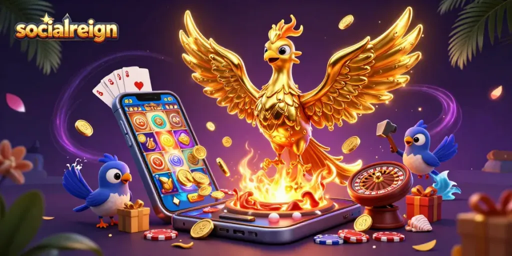 Experience thrilling wins at socialreign's vibrant casino with immersive slots and games.