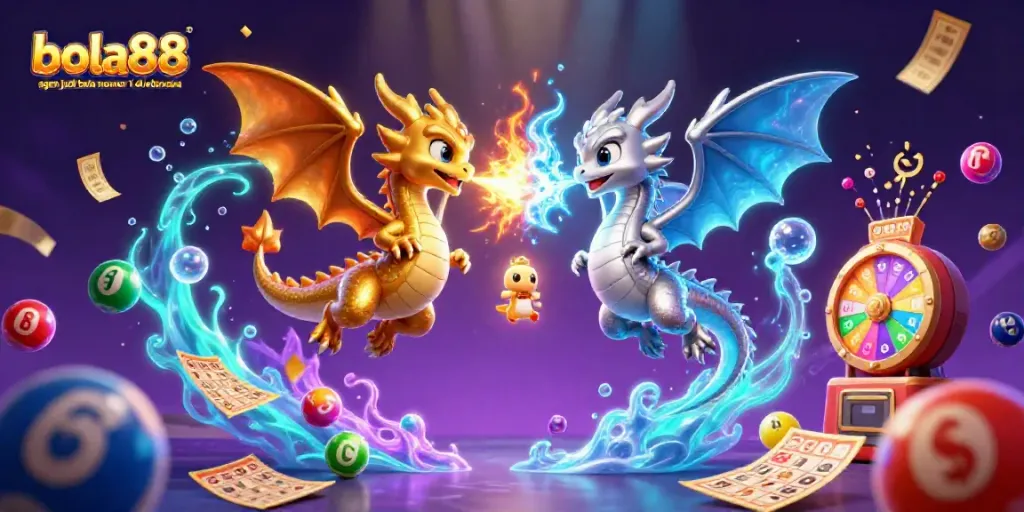 Engage with thrilling games, exemplified by twin dragons in action at bola88 agen judi bola nomor 1 di indonesia.