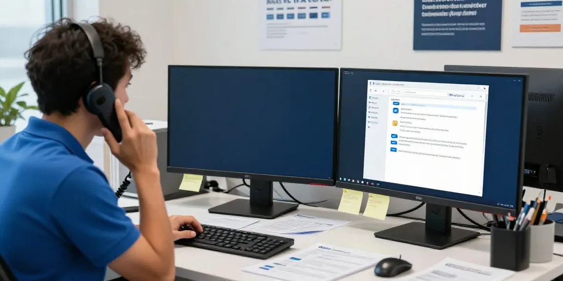 Hotmail support Canada expert assisting a user in a professional workspace