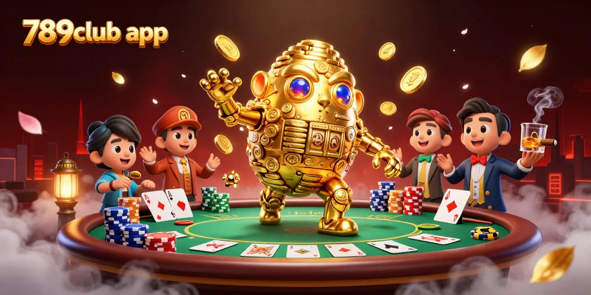 Experience the excitement of the 789club app with vibrant characters and dynamic casino elements.
